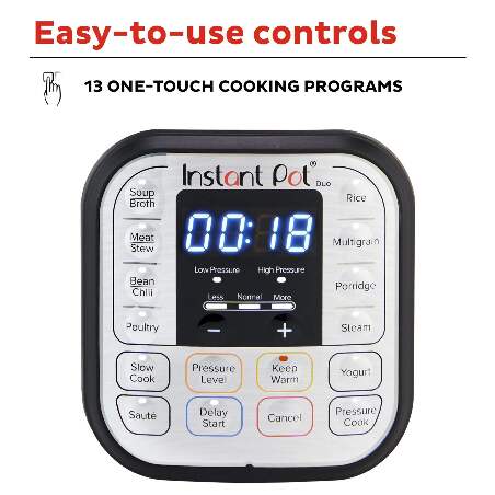 Instant Pot Duo V5 with 14 Smart Programs, 6-qt