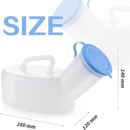 Men's & Women's Urinal Spill Resistant (1 Pack)