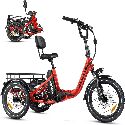 ADDMOTOR CITYTRI E-310 Plus Electric Trike for Adults, 750W Rear Motor