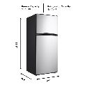 Vissani 24-inch 11.5 cu. ft. Wide Top Freezer Refrigerator