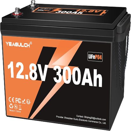 12V 300Ah LiFePO4 Lithium Battery