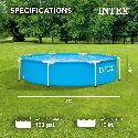 Metal Frame Above Ground Swimming Pool: 8ft x 20in