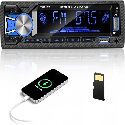 Single Din Car Stereo with Dual Bluetooth