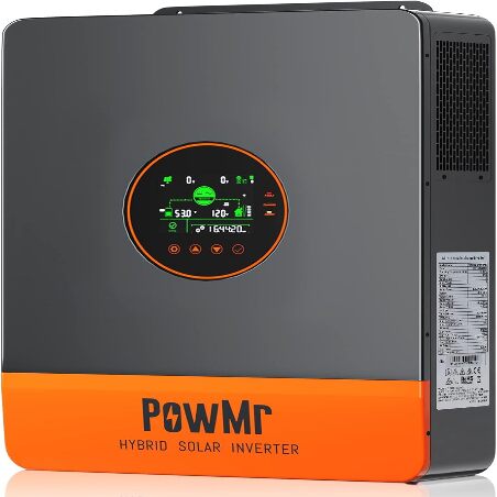 PowMr 5200W Hybrid Solar Inverter 48V DC to 110V/120VAC