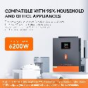 6200W Solar Inverter 48V DC to 220-230VAC
