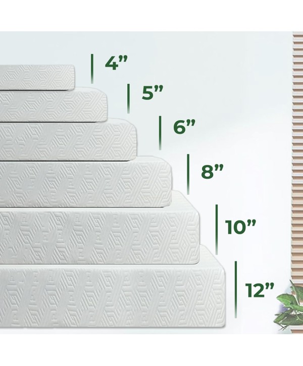 ViscoLogic Mattress Twin/Full/Queen/King - 7 Inch Queen Size Mattress Made in Canada Cool Sleep Supportive Gel Infused