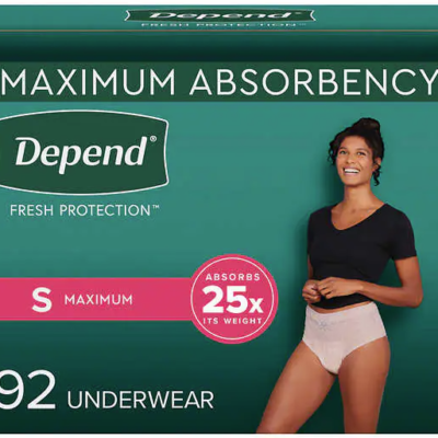 Depend Women's Maximum Absorbency Underwear