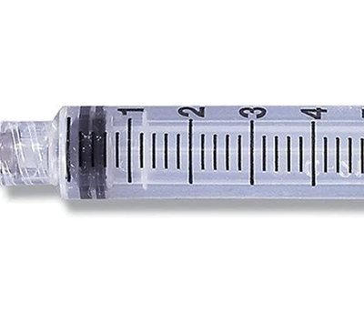Jeringa Luer Lock de 5 ml, 20G x 1 con aguja intercambiable
