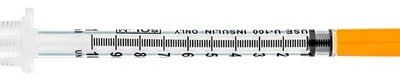 Jeringa de insulina de 1 ml 30G x 5/16 con aguja fija