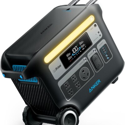 Anker SOLIX F2000 Portable Power Station, PowerHouse 767, 2400W Solar Generator