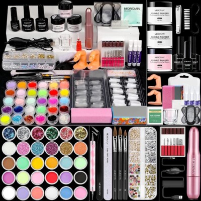 Kit de uñas acrílicas con torno