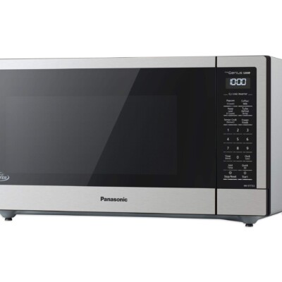 Horno microondas Panasonic, acero inoxidable, 45,3 l