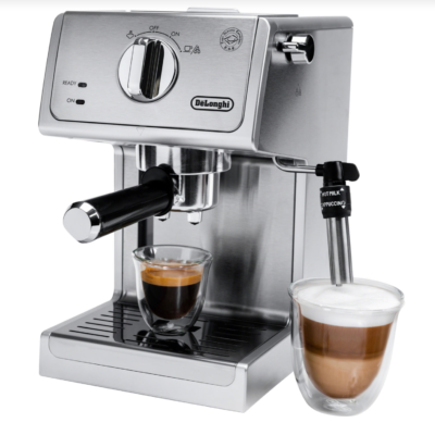 Cafetera de espresso y capuchino