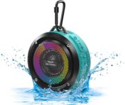 Soundace S6 Altavoz de ducha impermeable IPX7, 5 W, graves mejorados y Bluetooth