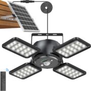 Solar Pendant Light Outdoor Indoor Solar Powered