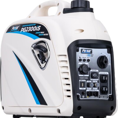 Portable Gas-Powered Quiet Inverter Generator with Parallel Capability & USB 2,300W