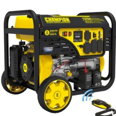Champion 9,000 Watt Gas Portable Generator with Remote