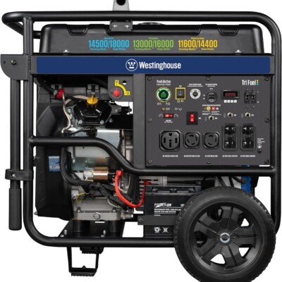 Westinghouse 14500 Running Watt Tri-Fuel Home Backup Portable Generator