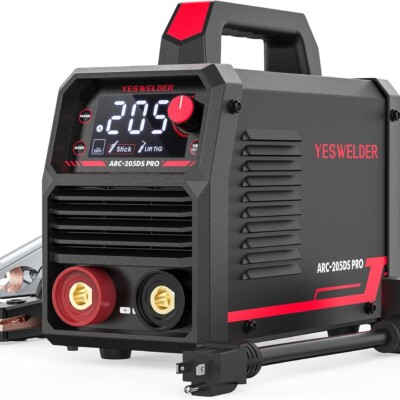 Stick Welder Large LED Display 205Amp Digital Inverter IGBT Welding Machine,110V/220V