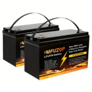 Batería de litio LiFePO4 MFUZOP de 12 V y 100 Ah
