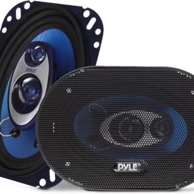 Sistema de altavoces de tres vías Pyle de 4'' x 6''