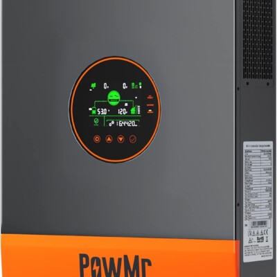 PowMr 5200W Hybrid Solar Inverter 48V DC to 110V/120VAC