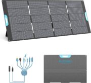 400W Portable Solar Panel for Power Station, 23.5% High Efficiency ETFE Foldable Solar Panels Charger