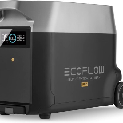 Batería adicional EF ECOFLOW DELTA Pro de 3600 Wh, carga completa en 2,7 h